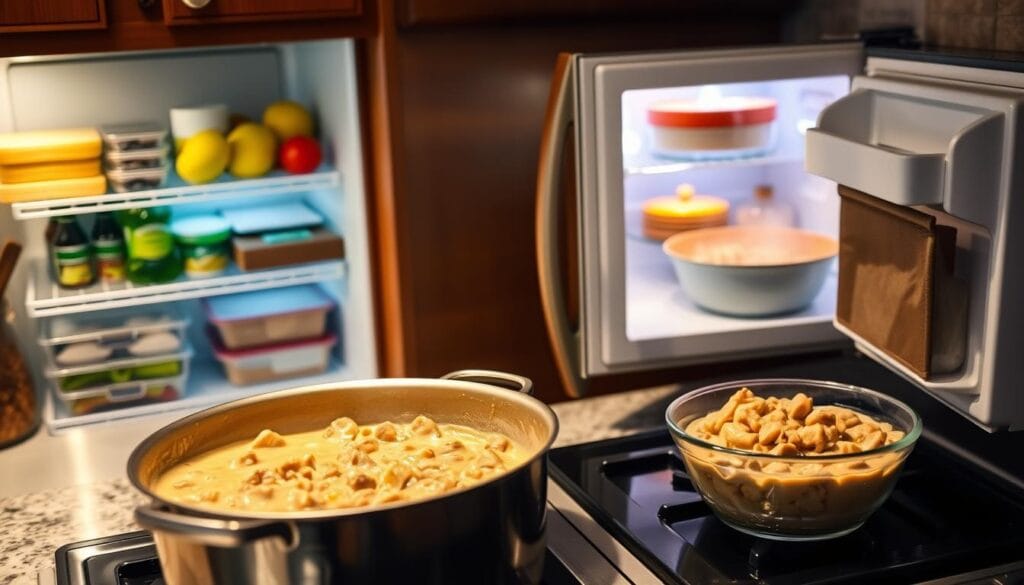 Storing and Reheating Hamburger Helper Beef Stroganoff