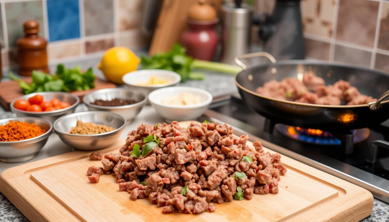 carne picada cooking techniques