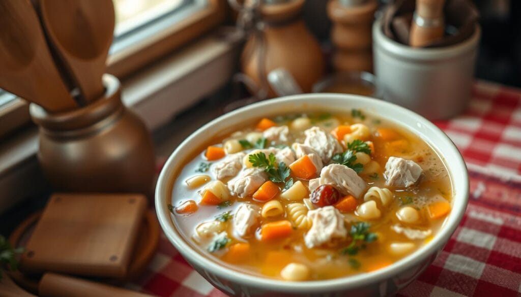 chicken pastina soup