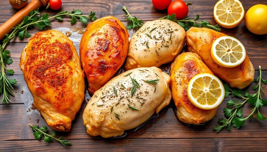 different ways to flavor baked bone-in chicken