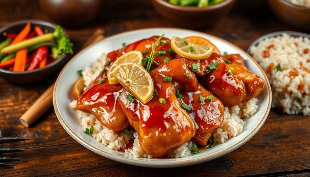 honey ginger chicken