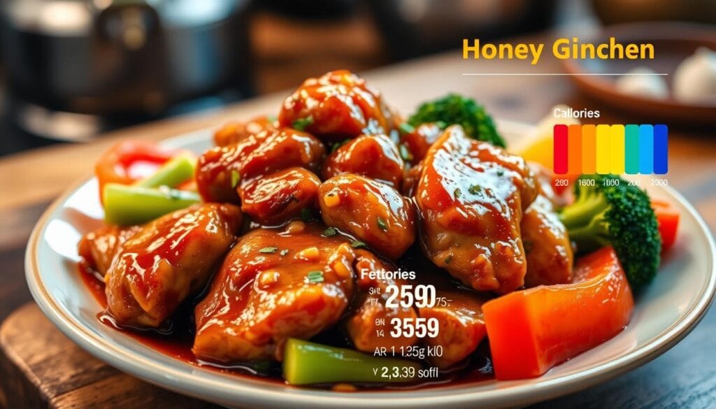 honey ginger chicken nutrition