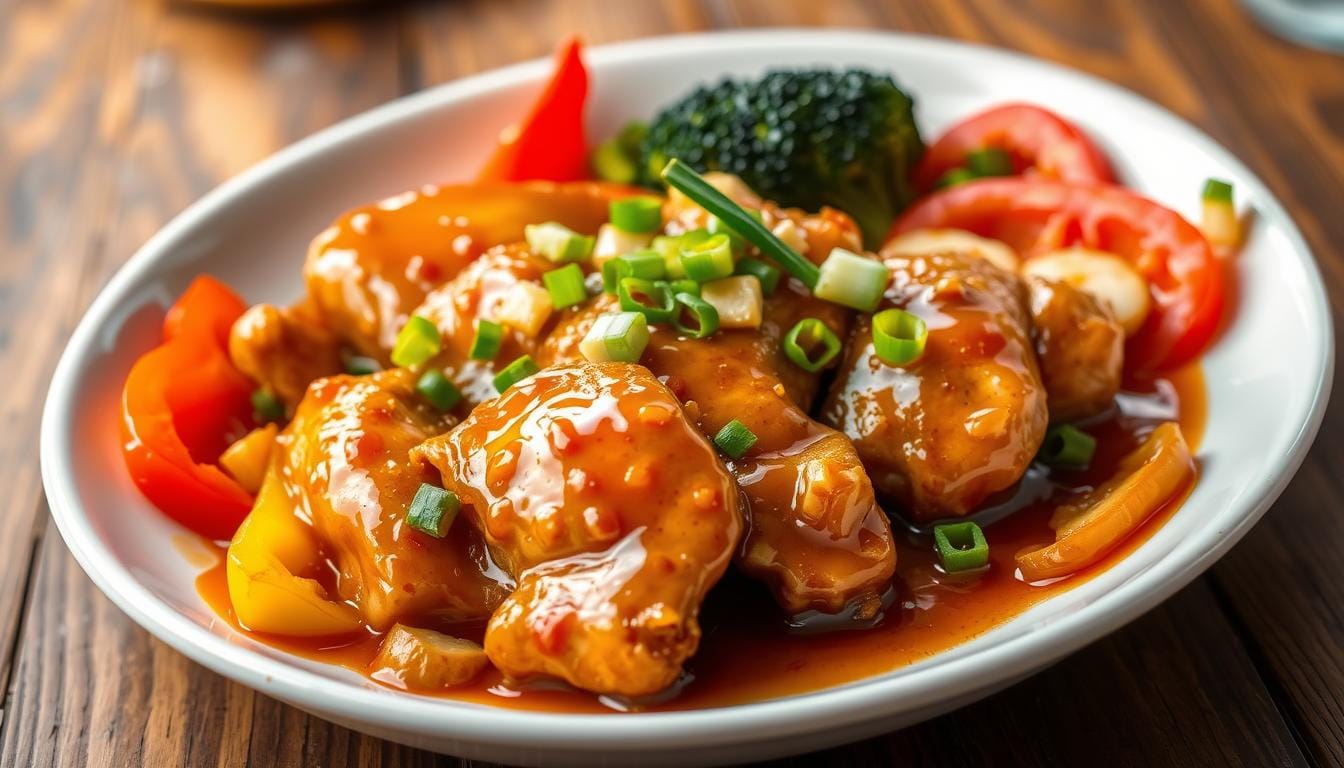 honey ginger chicken