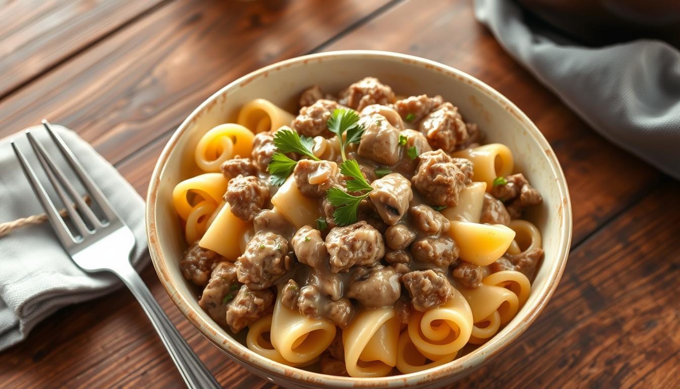 recipe for hamburger helper beef stroganoff