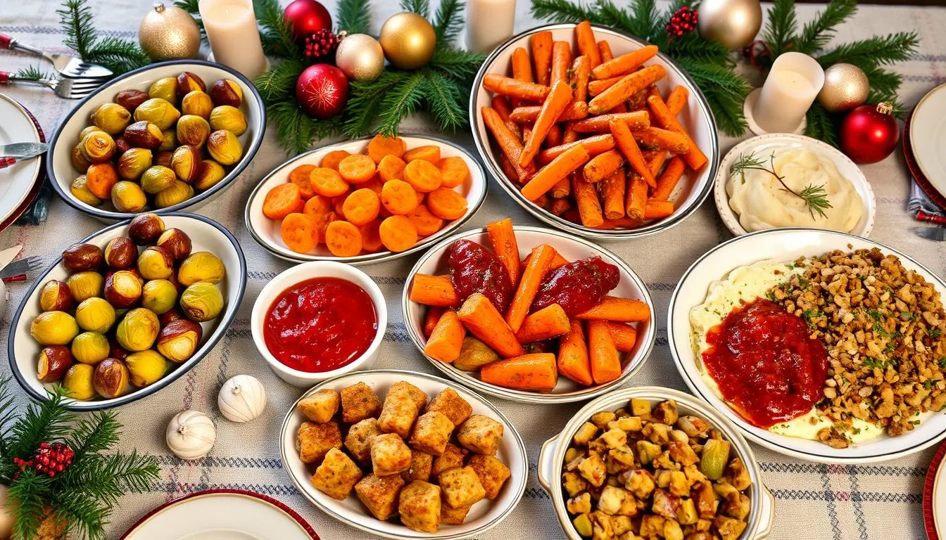 Christmas Side Dishes Spread