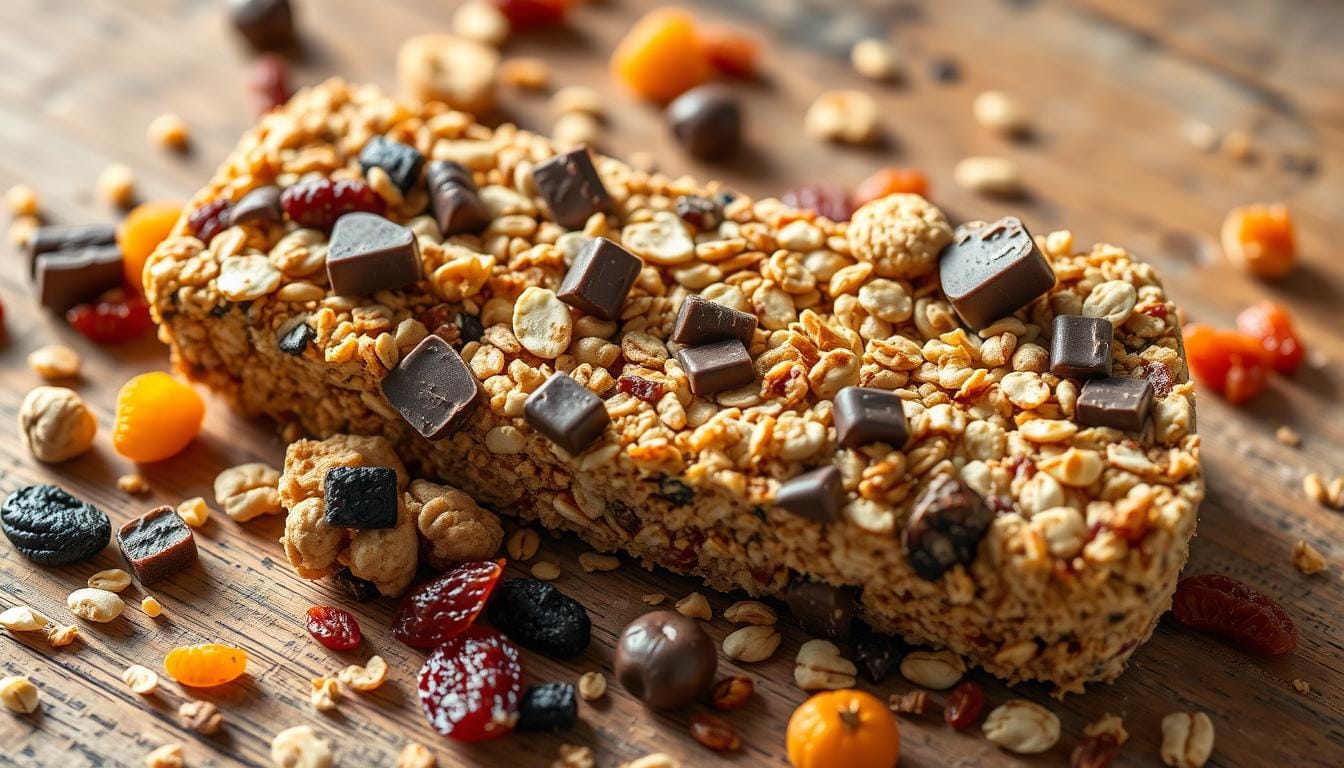 protein-packed granola bar