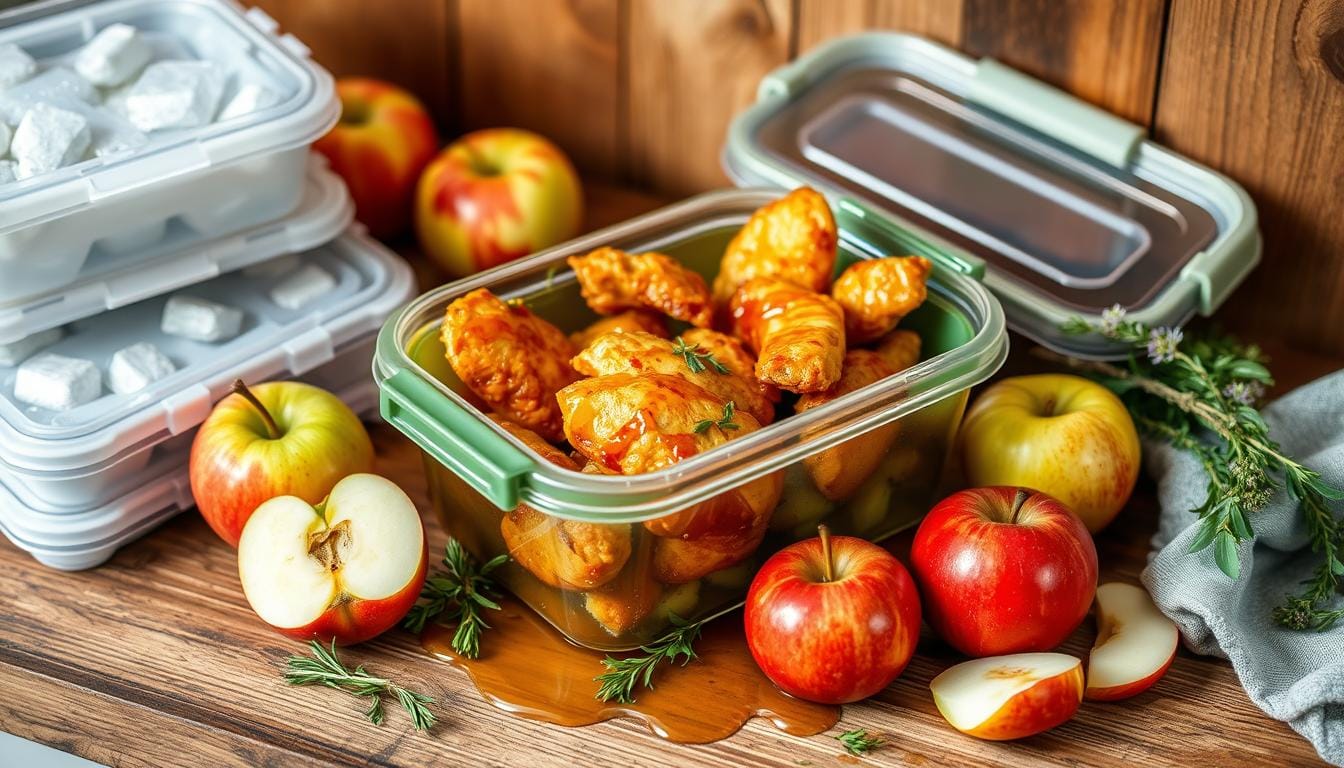 Apple Honey Chicken Tenders Storage