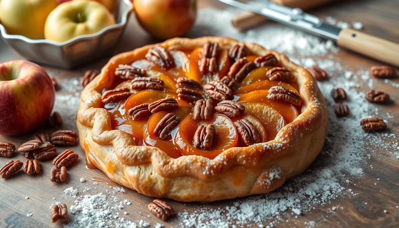 Apple Pecan Danish Pastry Baking