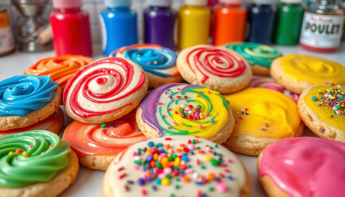 Artificial Food Coloring Techniques for Cookies