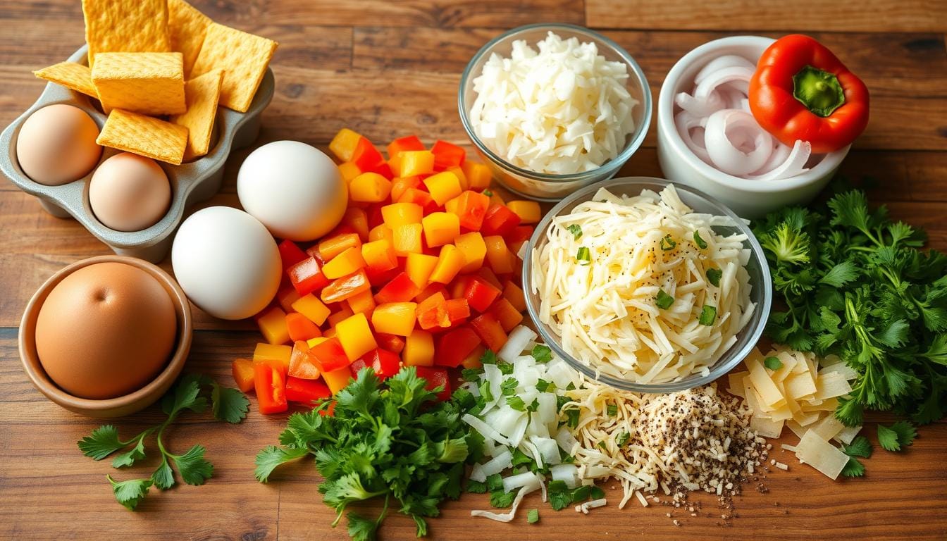 Baked Egg Casserole Ingredients