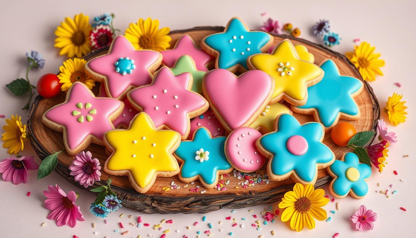 Colorful Cookie Presentation Techniques