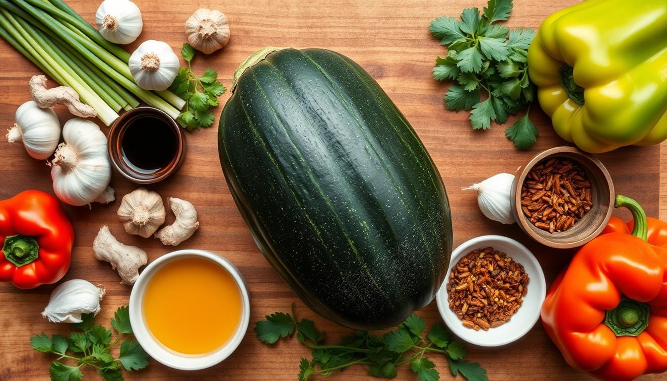 Kabocha Squash Ingredients for Vegan Chinese Recipes