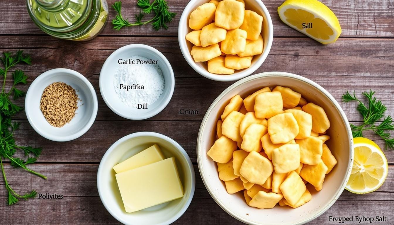 Seasoned Oyster Crackers Ingredients