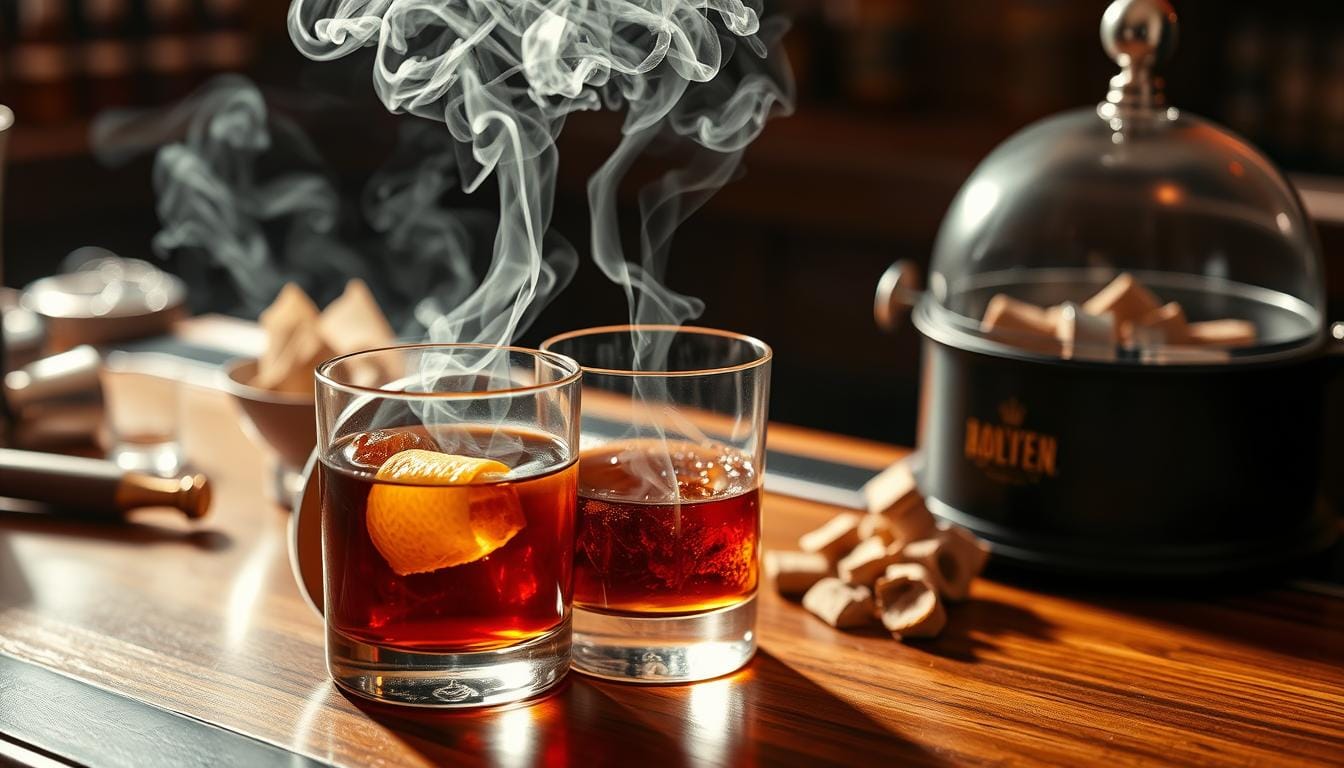 Smoked Old Fashioned Cocktail Techniques