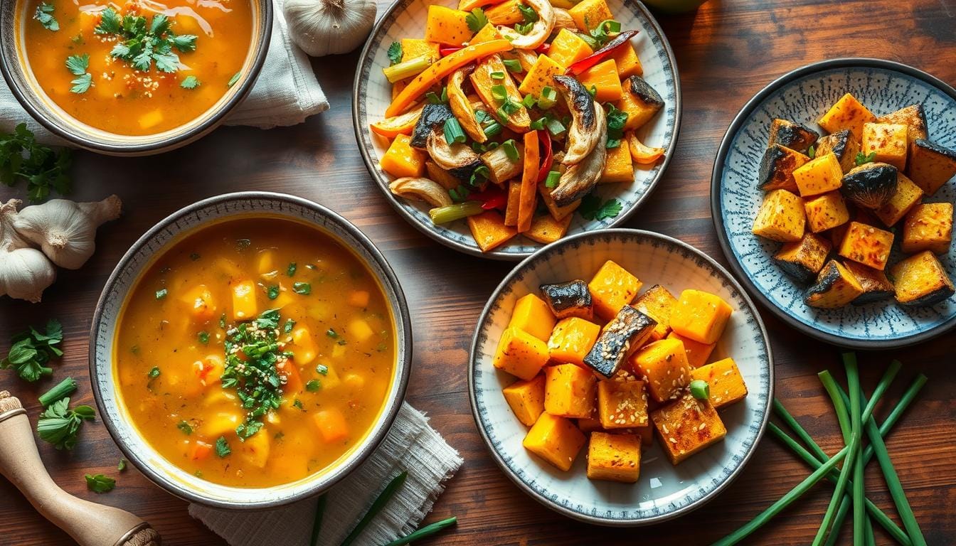 chinese squash recipes kabocha vegan